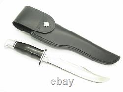 Vtg 72-86 Buck 120 General USA 3 Liner Fixed Blade Hunting Bowie Knife & Sheath