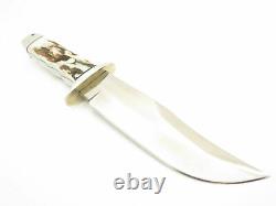 Vtg A. G. Russell 2000 Tak Fukuta Seki Japan Bowie AUS8 Fixed Blade Hunting Knife