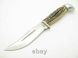 Vtg Case XX 523-5 SSP Bradford Centennial 1979 Stag Fixed 5 Blade Hunting Knife