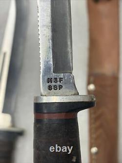 Vtg Case XX Piggyback Hunting Knife Set M 3 F &16-5 SS Read Description A1