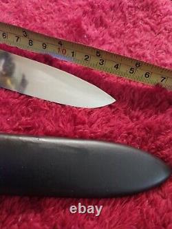 Vtg German Eye Knife Scout Bowie Solingen Carl Schlieper Youth Hunting Rare WWII