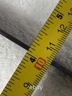 Vtg Hand Made USA Damascus fixed blade hunting knife With Leather Sheath (B12)