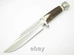 Vtg Hen & Rooster HR-5017 Spain Stag Hunting Fixed 6.75 Blade Knife