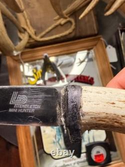 Vtg L. Pendleton Mini Bone handle Fix Blade 3to6Lg custom Bone Handle with Sheath
