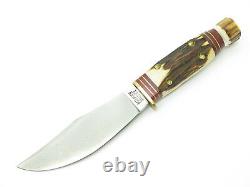 Vtg Marbles Gladstone Hubertus Solingen Stag Woodcraft Fixed Blade Hunting Knife