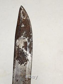 Vtg Marbles Gladstone Trench Hunting Knife withStag Handle restoration project