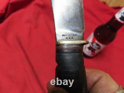 Vtg Marbles Hunting Knife, Gladstone Mich, 8, Pat'd 1916, leathr, USAGD+? M3.13.26