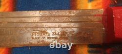 Vtg Martindale Birmingham Fixed Blade Machete Bowie Crocodile Knife Lot Of 4