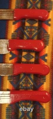 Vtg Martindale Birmingham Fixed Blade Machete Bowie Crocodile Knife Lot Of 4