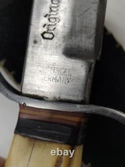 Vtg Original Bowie Knife Sabre Monarch # 152-6 Solingen Germany