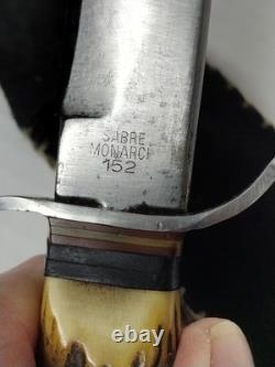 Vtg Original Bowie Knife Sabre Monarch # 152-6 Solingen Germany