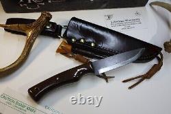 Vtg Rare PATHFINDER KNIFE SHOP-SCORPION -Custom Sheath/ferro rod. U. S. A