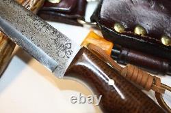 Vtg Rare PATHFINDER KNIFE SHOP-SCORPION -Custom Sheath/ferro rod. U. S. A