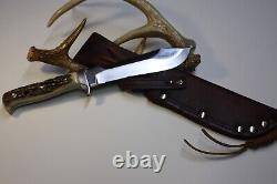Vtg Rare PUMAWHITE HUNTER knife and sheath-1976