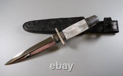 Vtg. Rehwappen Fixed Blade Dagger-Silingen Germany-Custom Ostrich Sheath