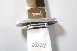 Vtg. Rehwappen Fixed Blade Dagger-Silingen Germany-Custom Ostrich Sheath