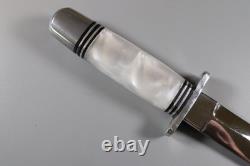 Vtg. Rehwappen Fixed Blade Dagger-Silingen Germany-Custom Ostrich Sheath