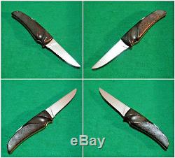 Vtg Sheath Hunt Blade High Speed Usa GERBER FFH Knife Orig #1 Handle fold case