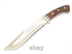 Vtg Tak Fukuta (Rigid RG62) Seki Japan Bear Bowie AUS8 Fixed Blade Hunting Knife