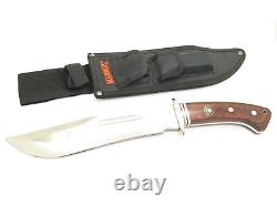 Vtg Tak Fukuta (Rigid RG62) Seki Japan Bear Bowie AUS8 Fixed Blade Hunting Knife