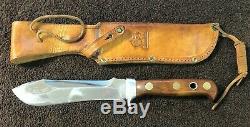Vtg Used Puma White Hunter 6399 Fixed Blade Hunting Knife-leather Sheath-in Box