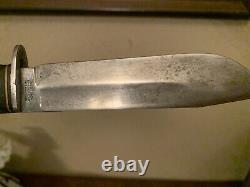 WESTERN Pat. Boulder Colo. U. S. A. Rare BABY SHARK KNIFE WWII 40's Lanyard hole