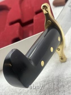 WR Case & Sons Cutlery Co Bowie Fixed Blade Hunting Knife With Leather Sheath