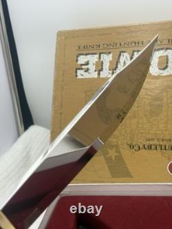 WR Case & Sons Cutlery Co Bowie Fixed Blade Hunting Knife With Leather Sheath