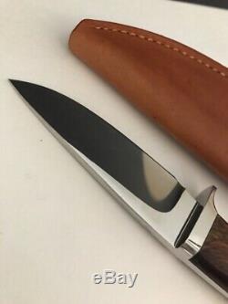 Wayne Hendrix 2011 Custom Fixed Blade Hunting Knife with Sheath