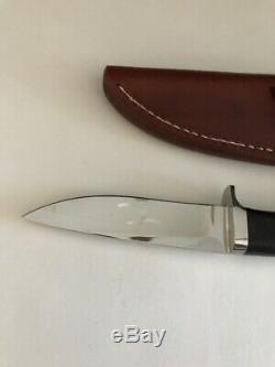 Wayne Hendrix 2014 Custom Fixed Blade Hunting Knife with Sheath