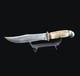 West Cut Boulder Colo Western Knife Fixed Blade Hunting Stag Antler Sheath 10