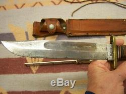 Western Bolder Colo L46-8 Bowie Sheath Hunting Knife