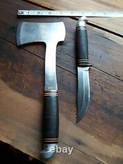 Western Boulder, Colo. Hatchet And Knife Combo