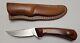 Western Boulder Colorado USA W82 Fixed Blade Hunting Knife withSheath W-82