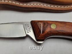 Western Boulder Colorado USA W82 Fixed Blade Hunting Knife withSheath W-82