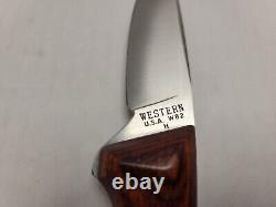 Western Boulder Colorado USA W82 Fixed Blade Hunting Knife withSheath W-82