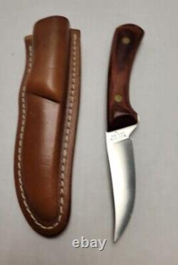 Western Boulder Colorado USA W82 Fixed Blade Hunting Knife withSheath W-82