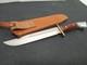 Western Cutlery Bowie Skinner Knife Model W46-8 with Sheath Free Shipping