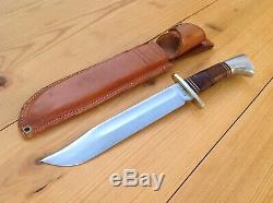 Western L46-8 Hunting Survival Bowie Knife Vintage 1951-1978 Boulder, Colo. USA