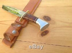 Western L46-8 Hunting Survival Bowie Knife Vintage 1951-1978 Boulder, Colo. USA