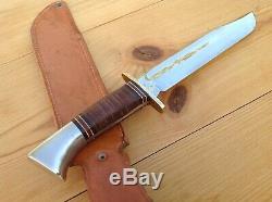 Western L46-8 Hunting Survival Bowie Knife Vintage 1951-1978 Boulder, Colo. USA