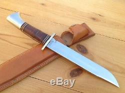 Western L46-8 Hunting Survival Bowie Knife Vintage 1951-1978 Boulder, Colo. USA