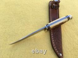 Western Small Bird & Trout Knife Patented Leather Sheath Boulder, Colo USA