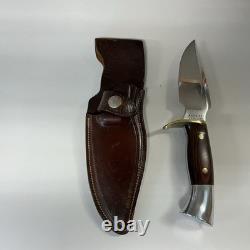 Westmark 703 Skinner Knife Vintage With Original Leather Sheath