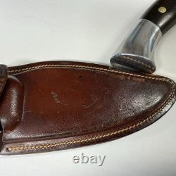 Westmark 703 Skinner Knife Vintage With Original Leather Sheath