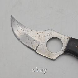 Whiteknuckler Fixed Blade Knife with Wood Handle Skinning