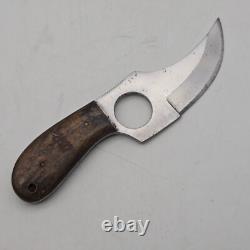 Whiteknuckler Fixed Blade Knife with Wood Handle Skinning