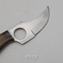 Whiteknuckler Fixed Blade Knife with Wood Handle Skinning