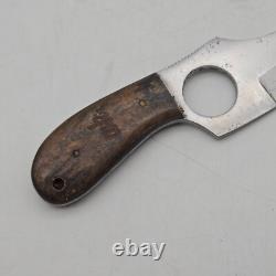 Whiteknuckler Fixed Blade Knife with Wood Handle Skinning