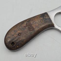 Whiteknuckler Fixed Blade Knife with Wood Handle Skinning
